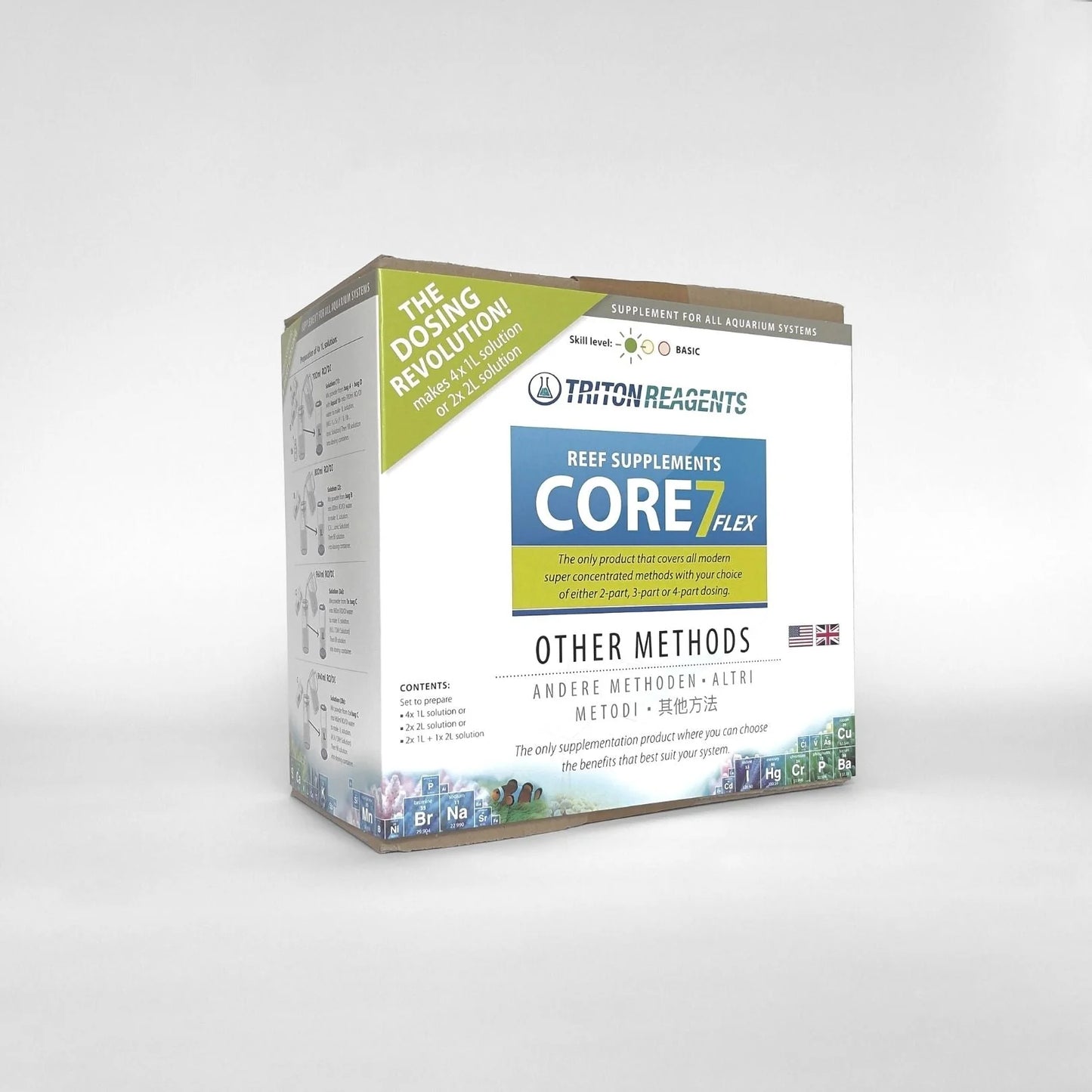 Core7 Flex OTHER METHOD Reef Supplements Set 4x1L